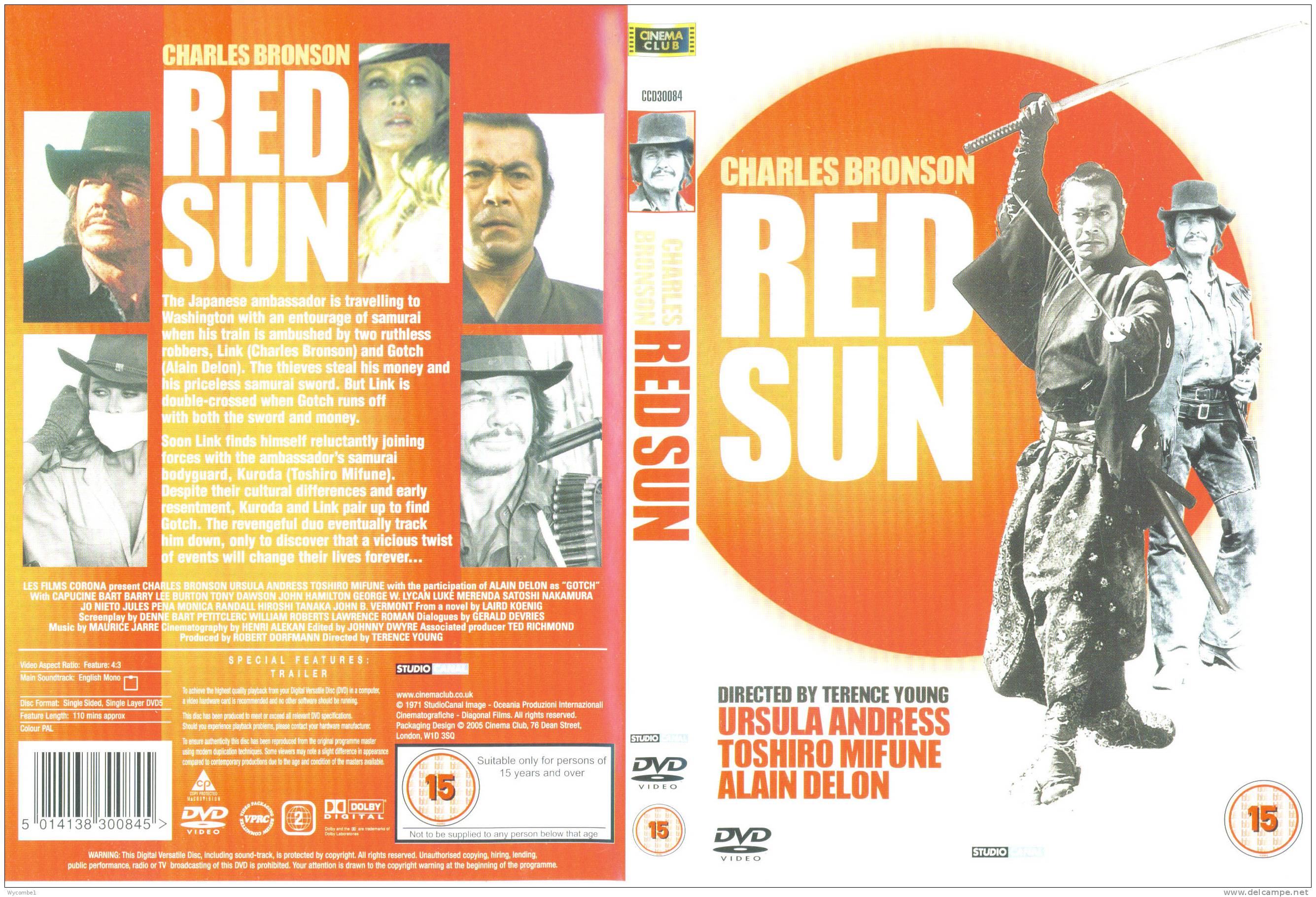 RED SUN - Charles Bronson (Details As Scan) - Western/ Cowboy