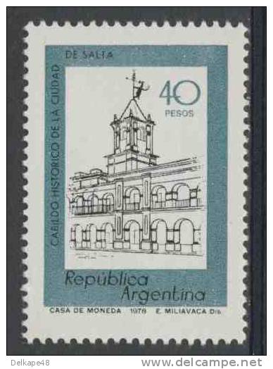 Argentina 1978 Mi 1370 X ** Cabildo De La Ciudad / Public Building / Ordenskapitel In Salta - Monumenten