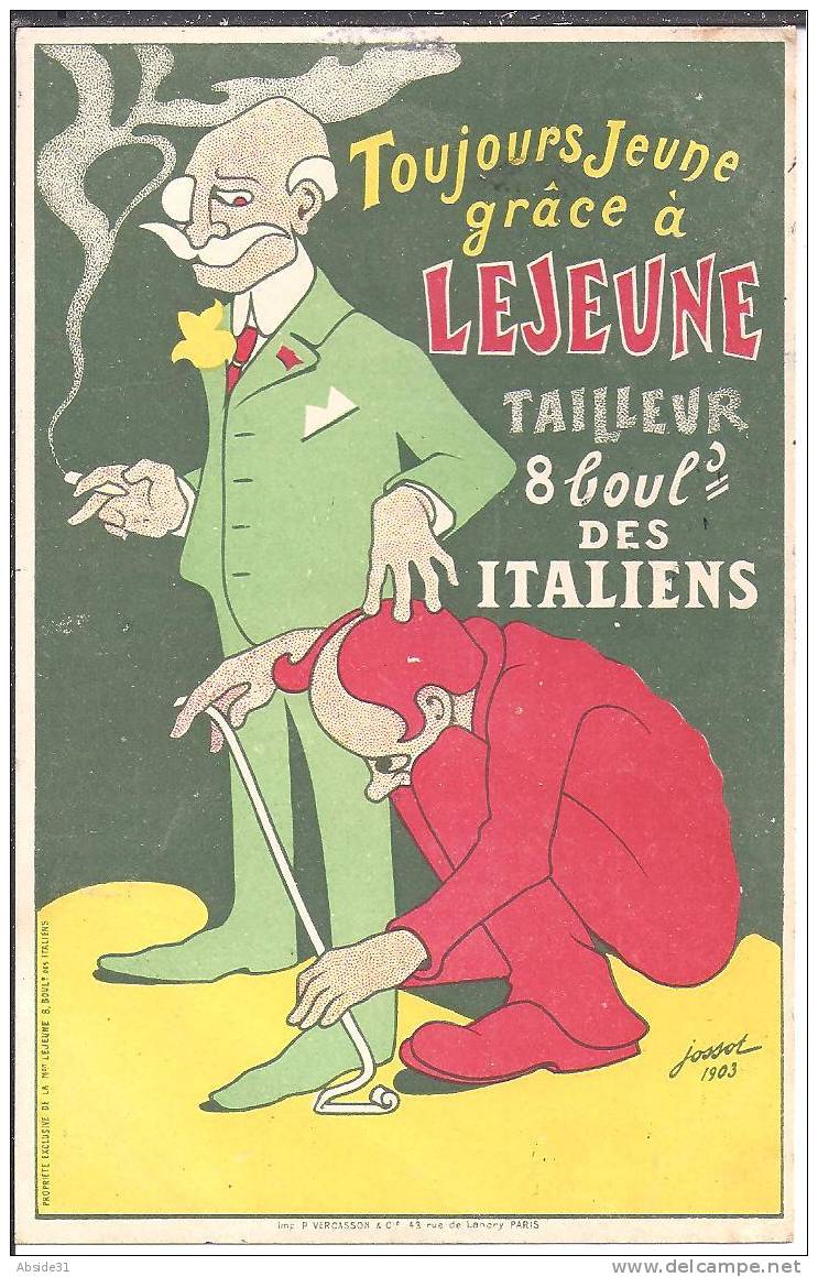 JOSSOT - Lejeune Tailleur , 8 Boul. Des Italiens - Jossot