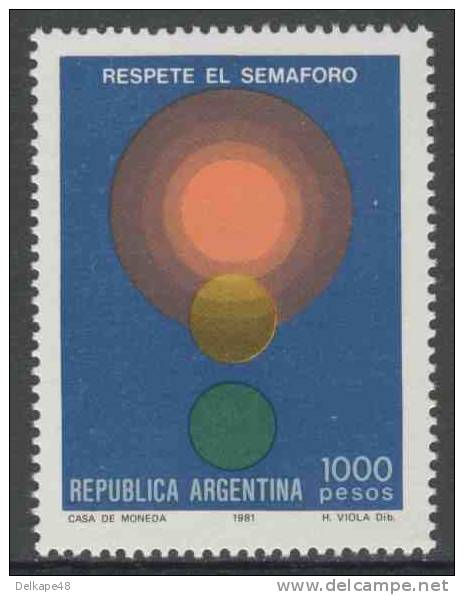 Argentina 1981 Mi 1543 ** Traffic Education : Observe Traffic Signals / Verkehrsampeln Beachten - Andere (Aarde)