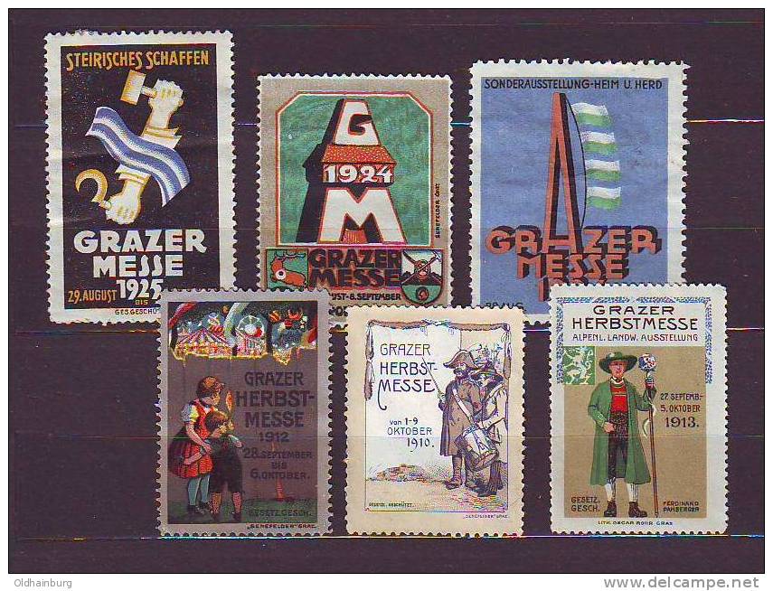 248bk: Vignetten Grazer Herbstmesse Lot - Used Stamps