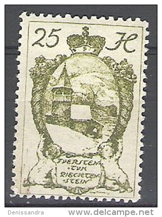 Liechtenstein 1920 Michel 29 Neuf * Cote (2009) 0.70 € Chapelle Saint-Mamertus Triesen - Ungebraucht