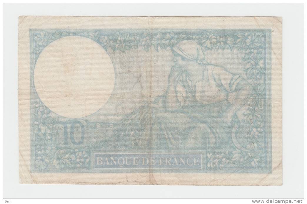 FRANCE 10 FRANCS 1939 VG P 84 - 10 F 1916-1942 ''Minerve''