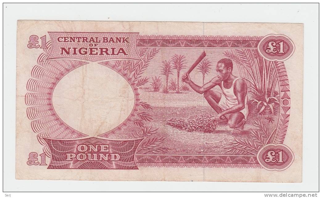 NIGERIA 1 Pound ND 1967 VF+ P 8 - Nigeria