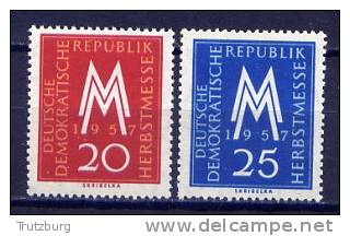 DDR Nr.596/7              **  Mint       (4331)   ( Jahr: 1957 ) - Ungebraucht