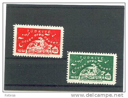 TURKIJE  10 JAAR  NATO 1959 ** - Unused Stamps