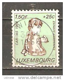 LUXEMBOURG 1968 - CARITAS - CHILDREN - USED OBLITERE GESTEMPELT USADO - Oblitérés