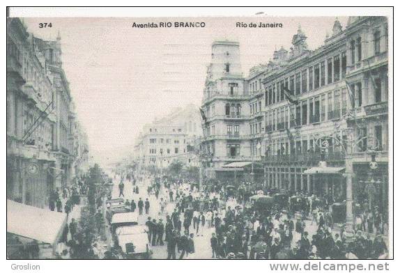 RIO DE JANEIRO 374 AVENIDA RIO BRANCO 1917 - Rio De Janeiro