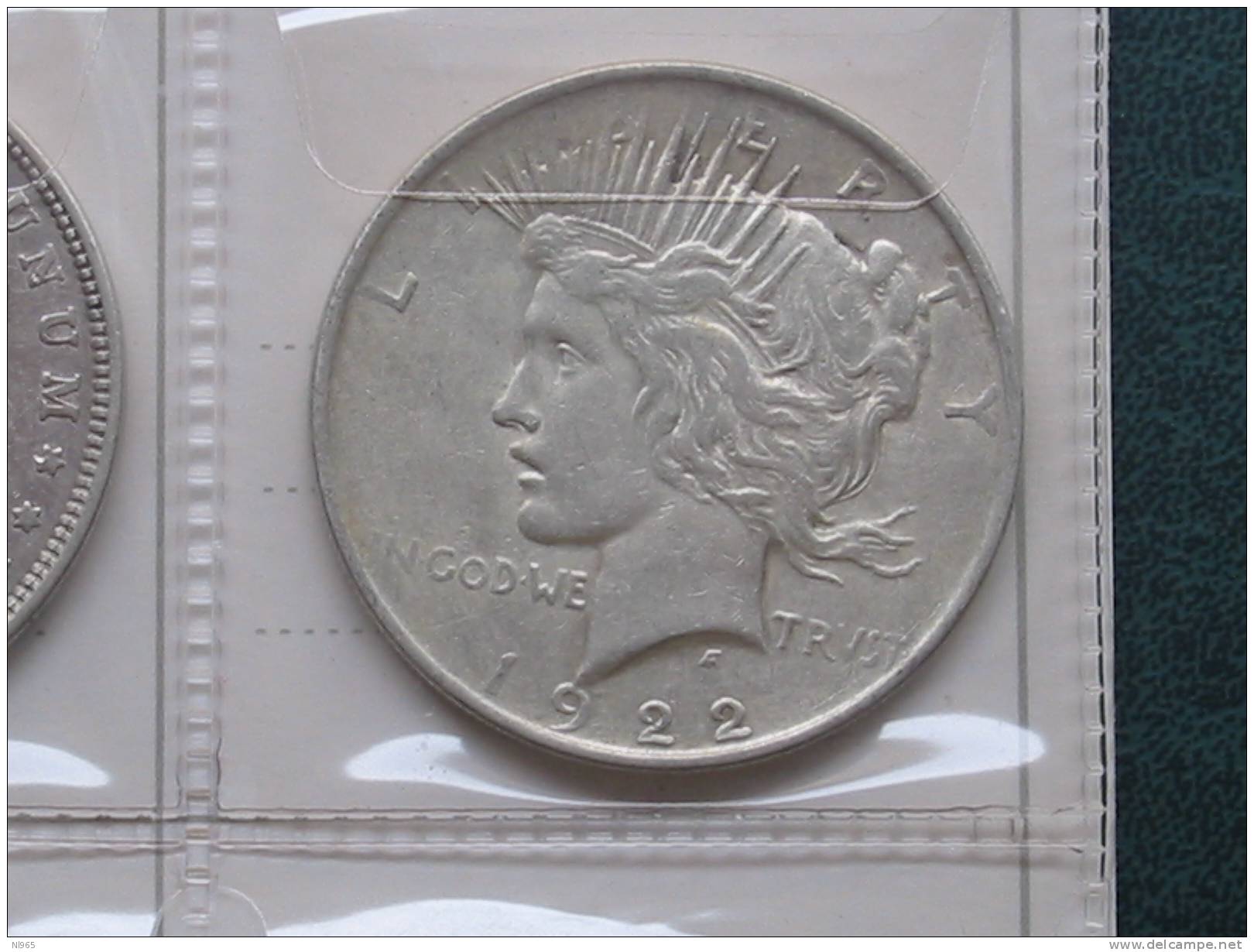 UNITED STATES STATI UNITI D' AMERICA  1 DOLLARO PACE ( ONE PEACE DOLLAR ) ARGENTO ANNO 1922 - 1921-1935: Peace