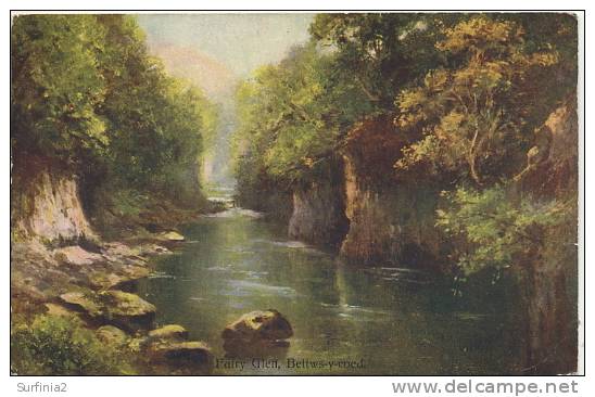 ART CARD - FAIRY GLEN - BETTWS-Y-COED 1916 - Caernarvonshire