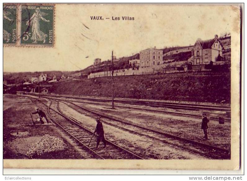 Vaux...............La Gare Et Les Villas - Otros & Sin Clasificación