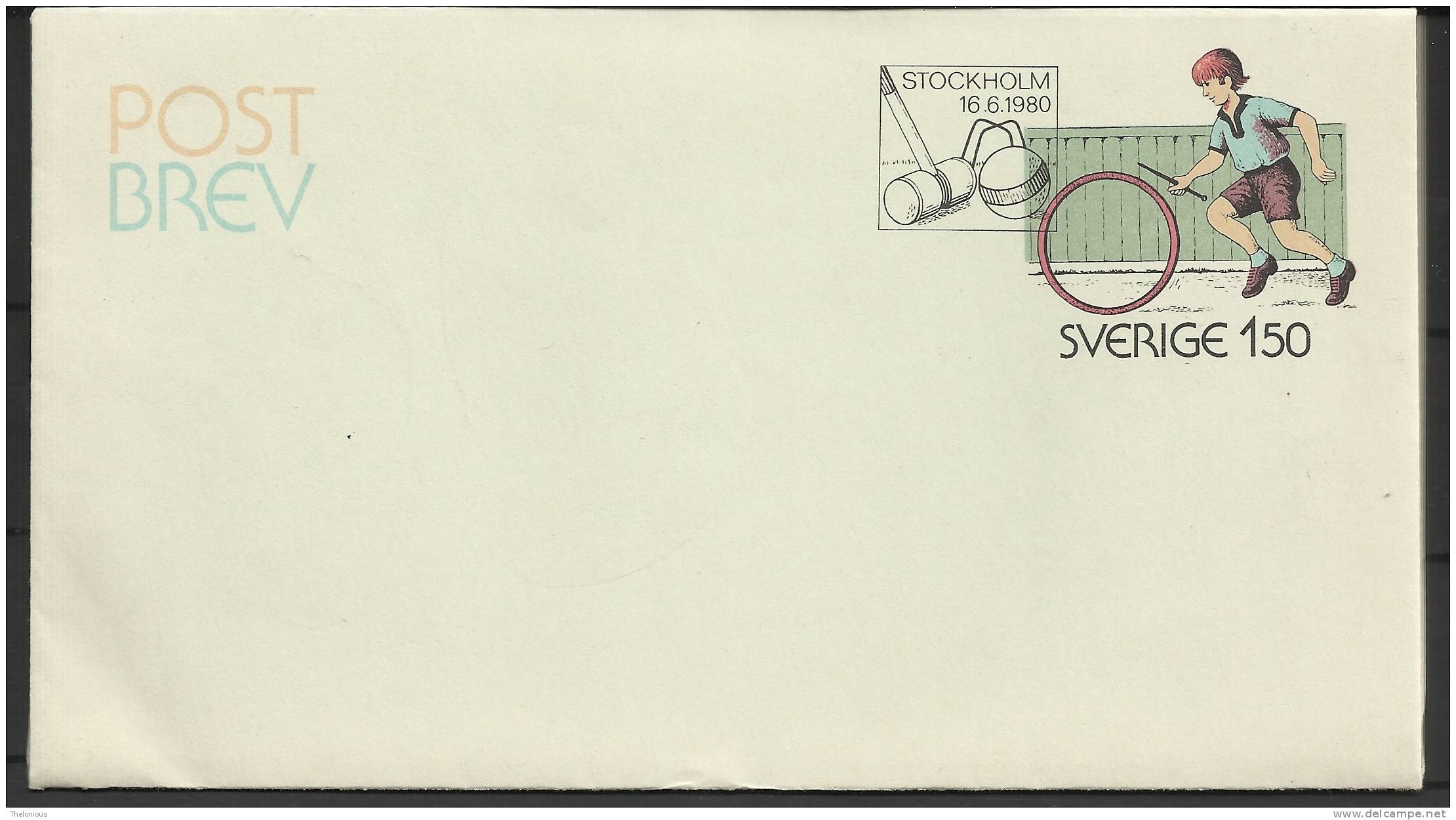 # Svezia 1980 Lettera Postale - POST BREV Nuova - Mint - Entiers Postaux