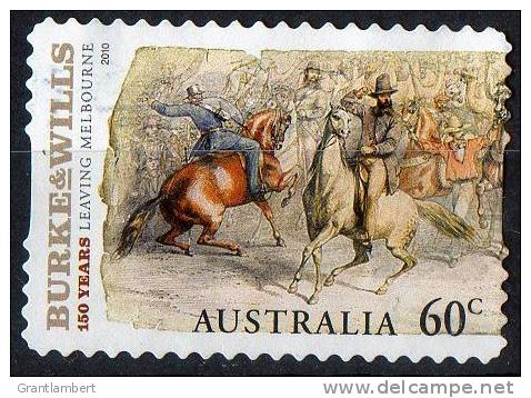 Australia 2010 Burke &amp; Wills 60c Leaving Melbourne Self-adhesive Used - Used Stamps