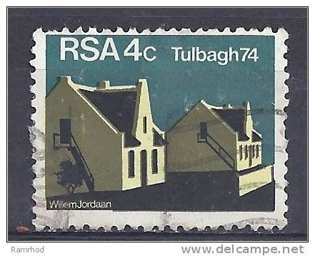 SOUTH AFRICA 1974 Restoration Of Tulbagh - 4c Restored Buidings FU - Used Stamps