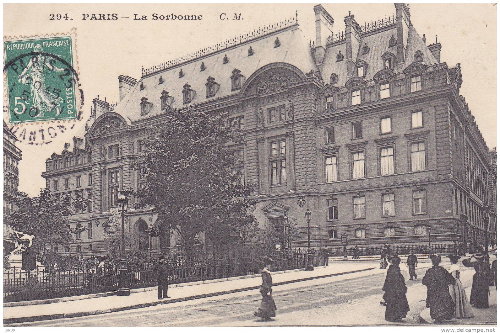 PARIS.  _  La Sorbonne. Inscription Académie De Paris. - Enseignement, Ecoles Et Universités