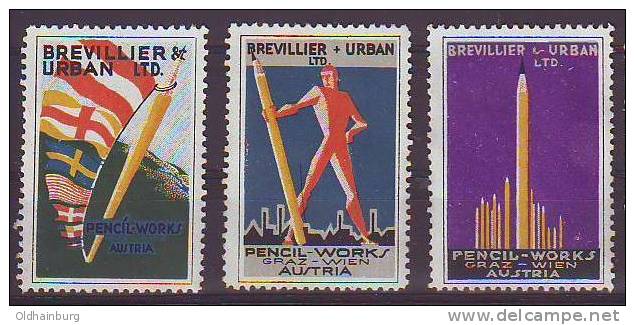 248cf: Vignetten- Serie Brevelier- Urban, Versand Auf Steckkarte - Used Stamps