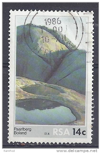 SOUTH AFRICA 1986 Rock Formations - 14c Gordon's Rock, Paarlberg FU - Used Stamps