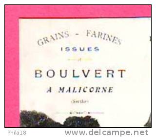 MOULINS DE MALICORNE - GRAINS FARINES ISSUES BOULVERT - Malicorne Sur Sarthe