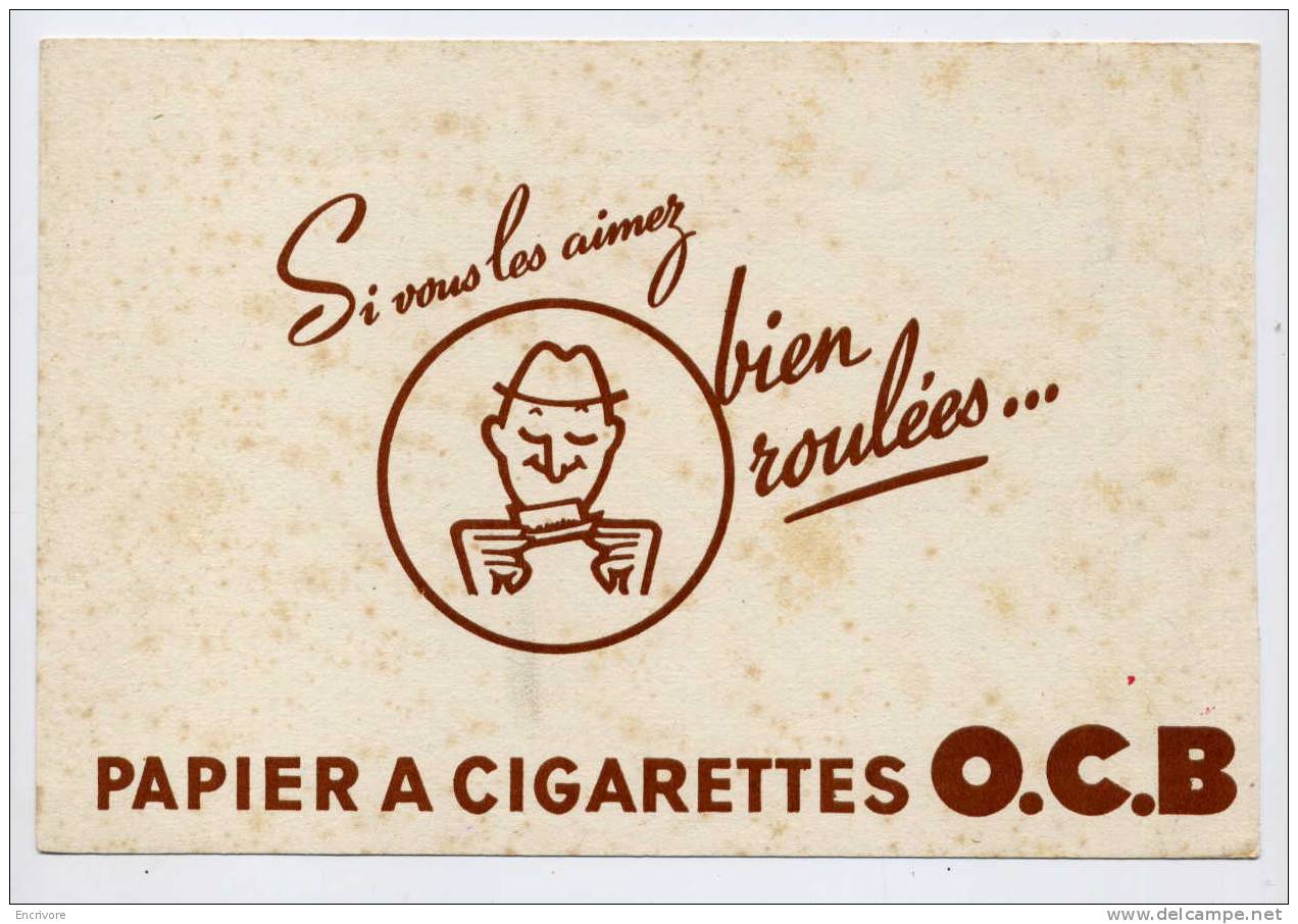 Buvard Papier à Cigarettes O.C.B. - Tabak