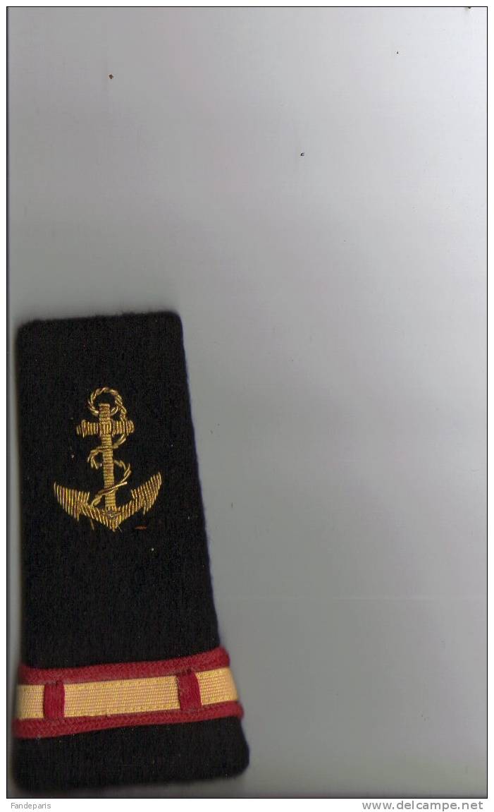 ECUSSON  //  EPAULETTE MARINE - Ecussons Tissu