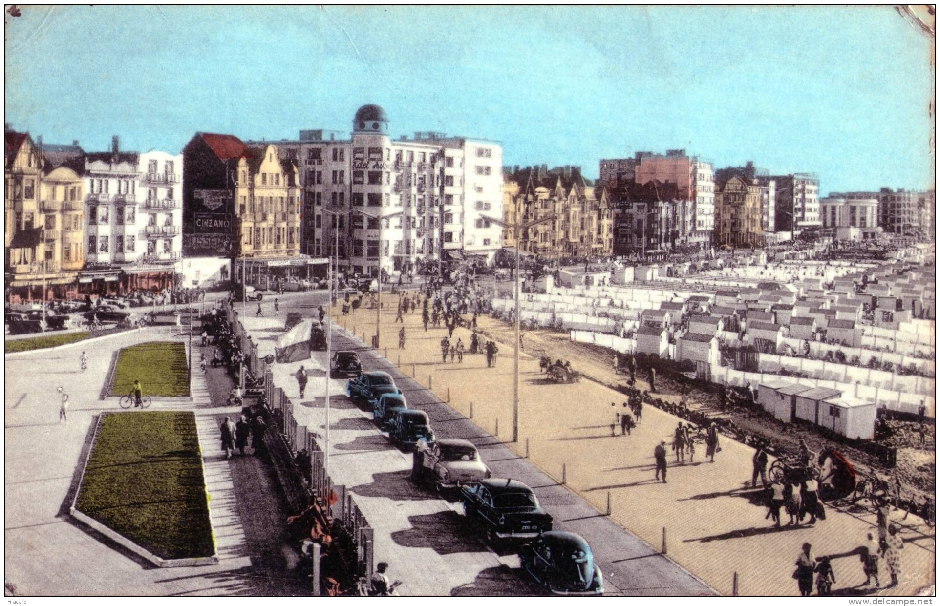 17795   Belgio,   Knokke-Albert-Plage,  La  Plage,  VG  1959 - Knokke