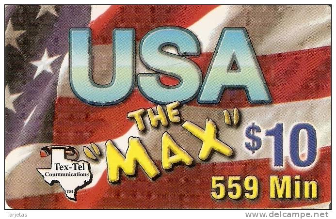 TARJETA DE ESTADOS UNIDOS DE USA THE MAX $10 - Other & Unclassified