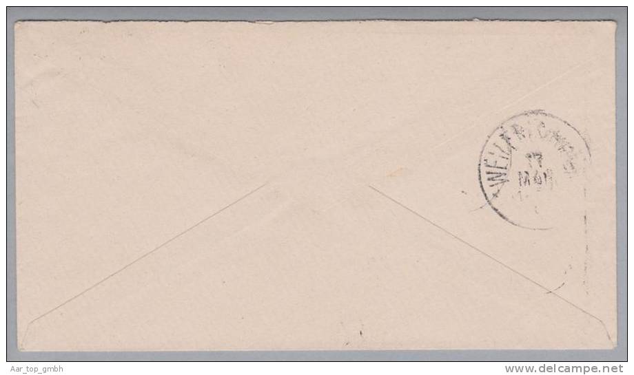 Heimat Bayern Oberstaufen 1896-03-17 Brief Nach Weiler - Lettres & Documents