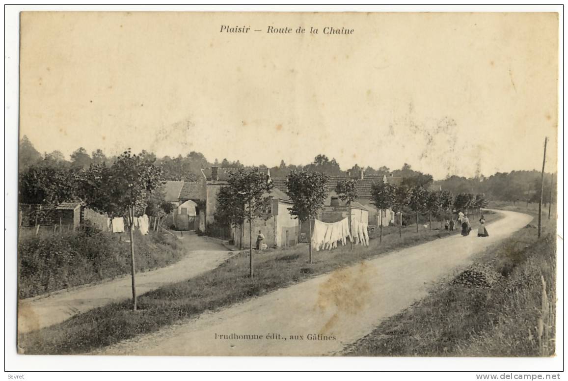 PLAISIR   - Route De La Chaîne. - Plaisir