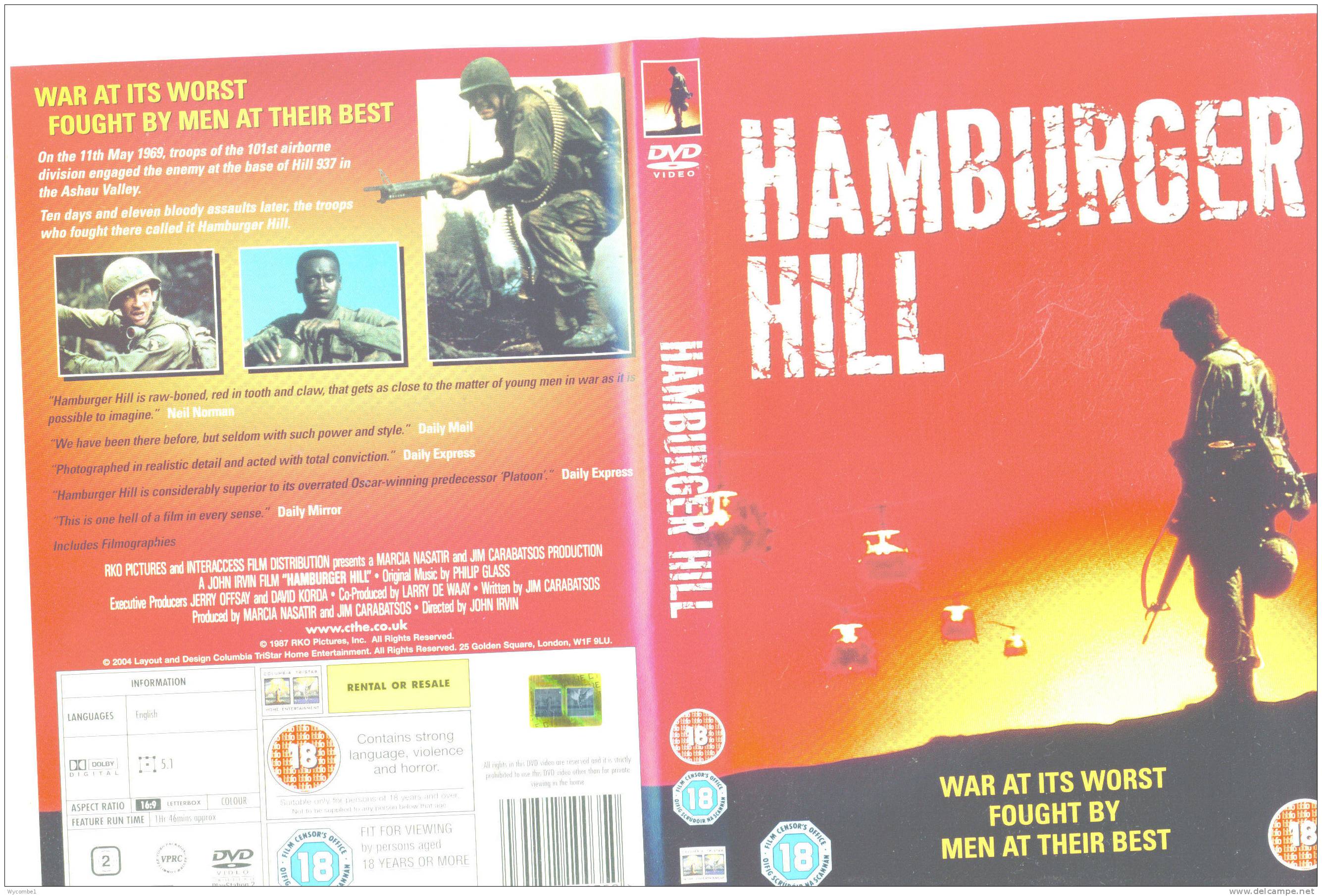 HAMBURGER HILL -  (Details In Scan) - Drame