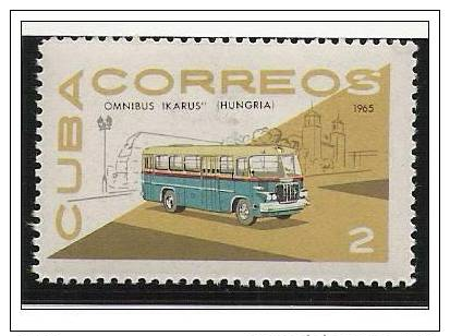 CUBA/KUBA 1965 MEDIOS DE TRANSPORTES 2 CENTESIMI MNH. - Altri & Non Classificati