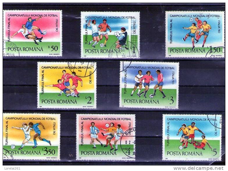 1990  COUPE DU MONDE DE FOOTBALL ITALIA 90  II  PHASE FINALE YV= 3884/3891 FULL - Gebraucht