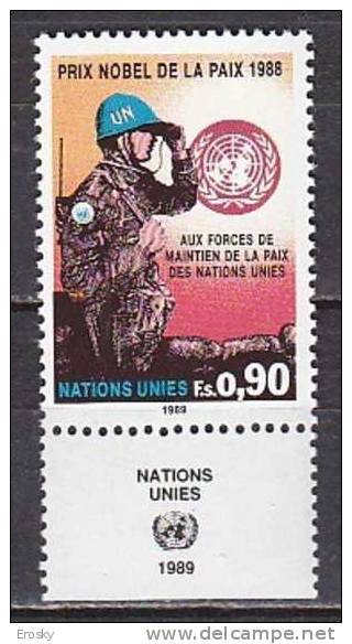 H0657 - ONU UNO GENEVE N°175 ** AVEC TAB NOBEL - Neufs