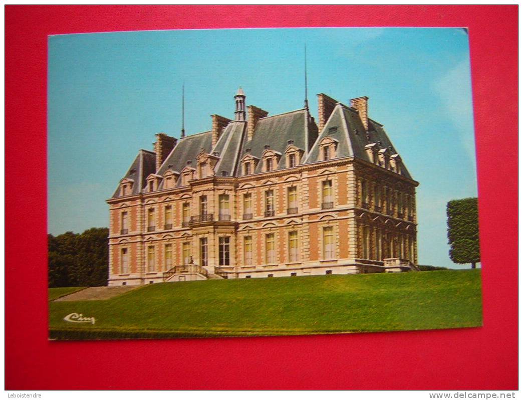 CPM 92 SCEAUX  MUSEE DE L´ILE DE FRANCE  LE CHATEAU FACADE COTE PARC   NON VOYAGEE  PHOTO RECTO / VERSO - Sceaux