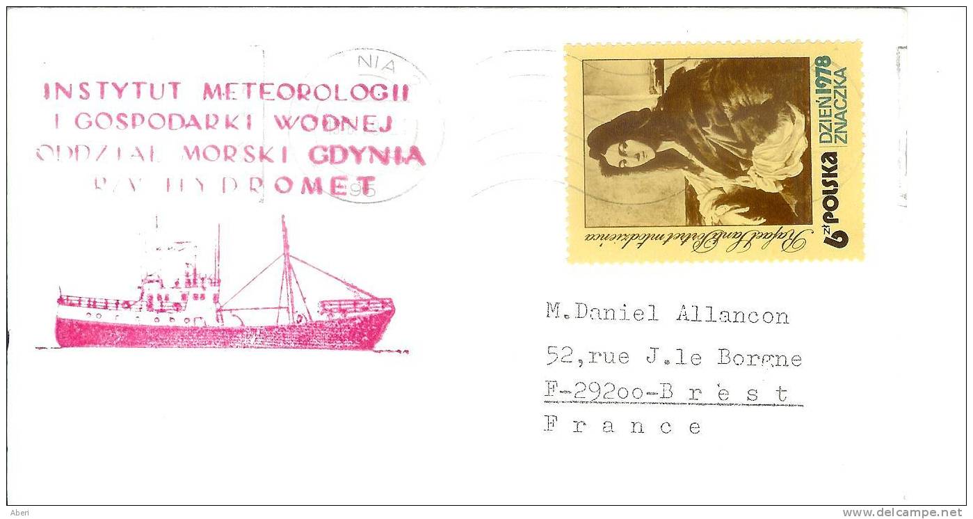 6358  RV  HYDROMET - GYDNIA - POLAND - POLSKA - Storia Postale