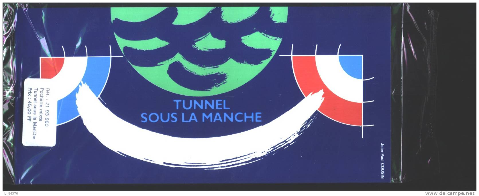 Bloc  Tunel Sous La Manche . 1er Jour 1994  Xx - Souvenir Blocks