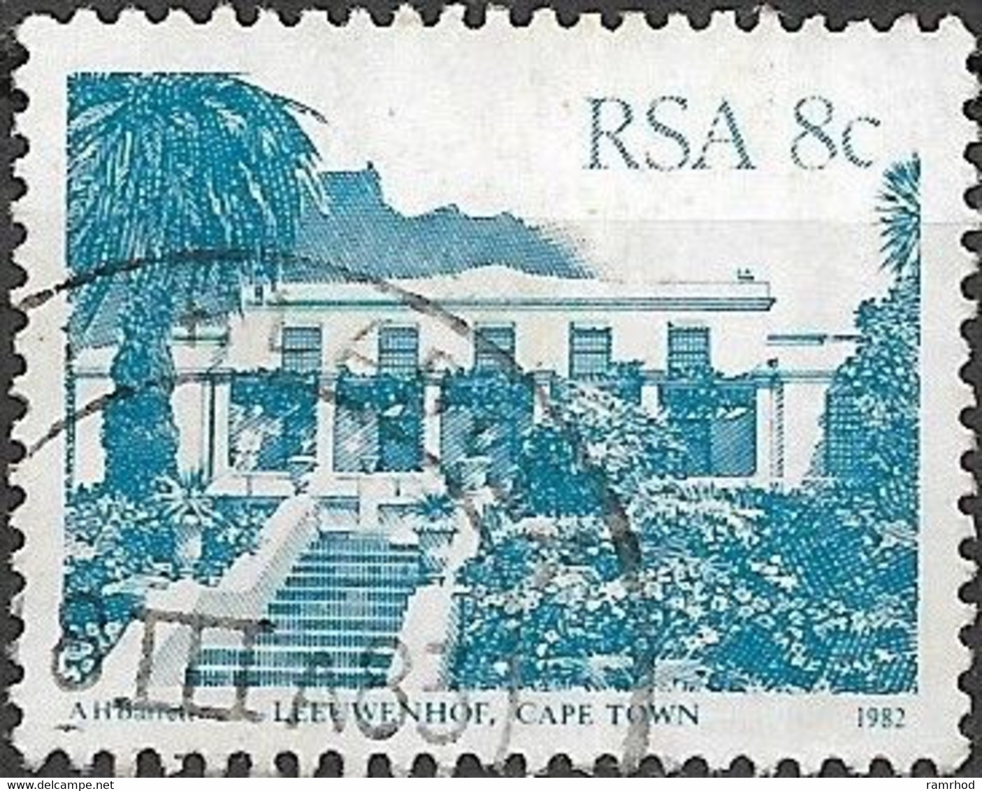 SOUTH AFRICA 1982 Architecture. - 8c Leeuwenhof, Cape Town FU - Used Stamps