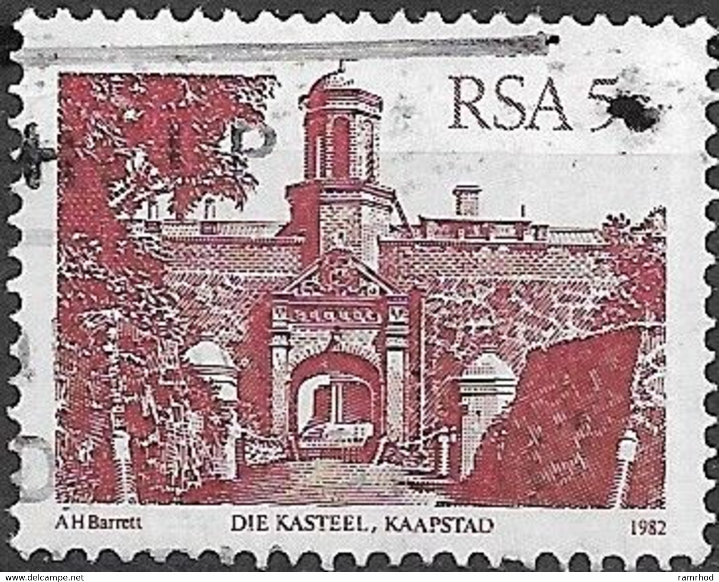 SOUTH AFRICA 1982 Architecture. - 5c Cape Town Castle  FU - Used Stamps