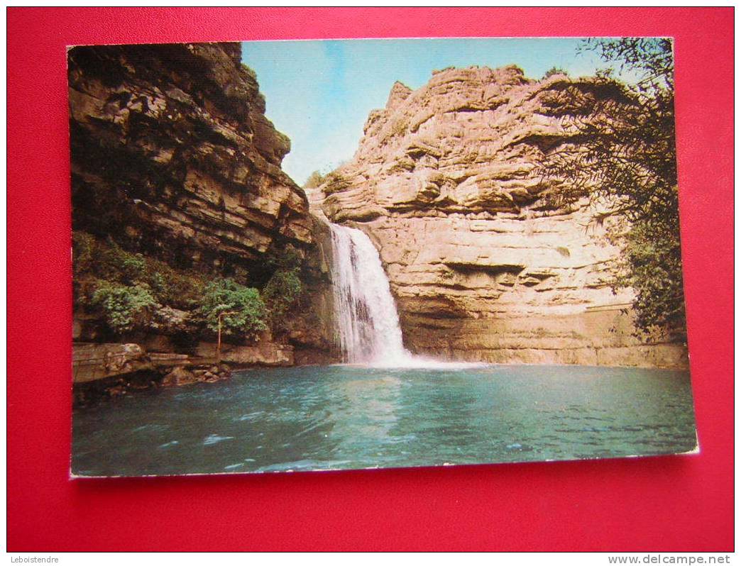 CPM  ASIE IRAQ / IRAK   LA CASCADE DE LA GORGE ALI-BEK . ERBIL  PHOTO  RECTO / VERSO   NON VOYAGEE - Irak