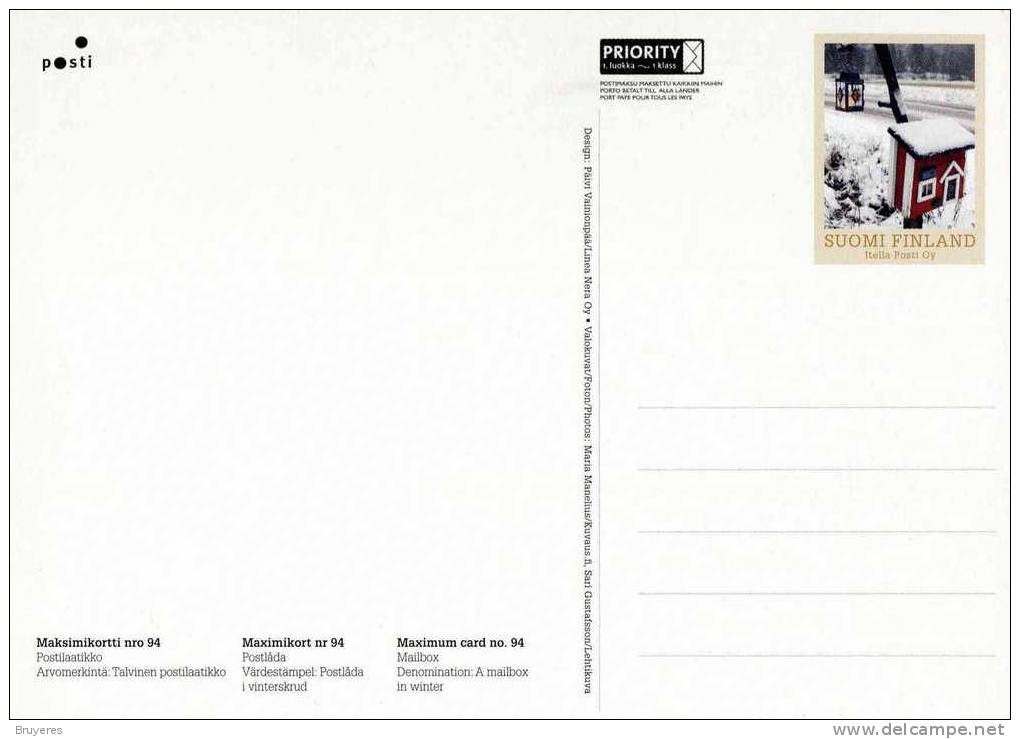 Entier Postal Sur Carte Postale Illustrée "Boîte Aux Lettres" - Au Verso Timbre Oblt. PJ 24.1.2011 - Postal Stationery