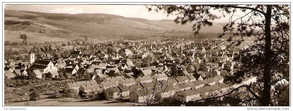 AK Gruß Aus Lauda A. D. Tauber Mehrbild 5 Bilder Totale Oberes Tor Pfarrstraße Alte Tauberbrücke Kath. Kirche 697 Weins - Tauberbischofsheim