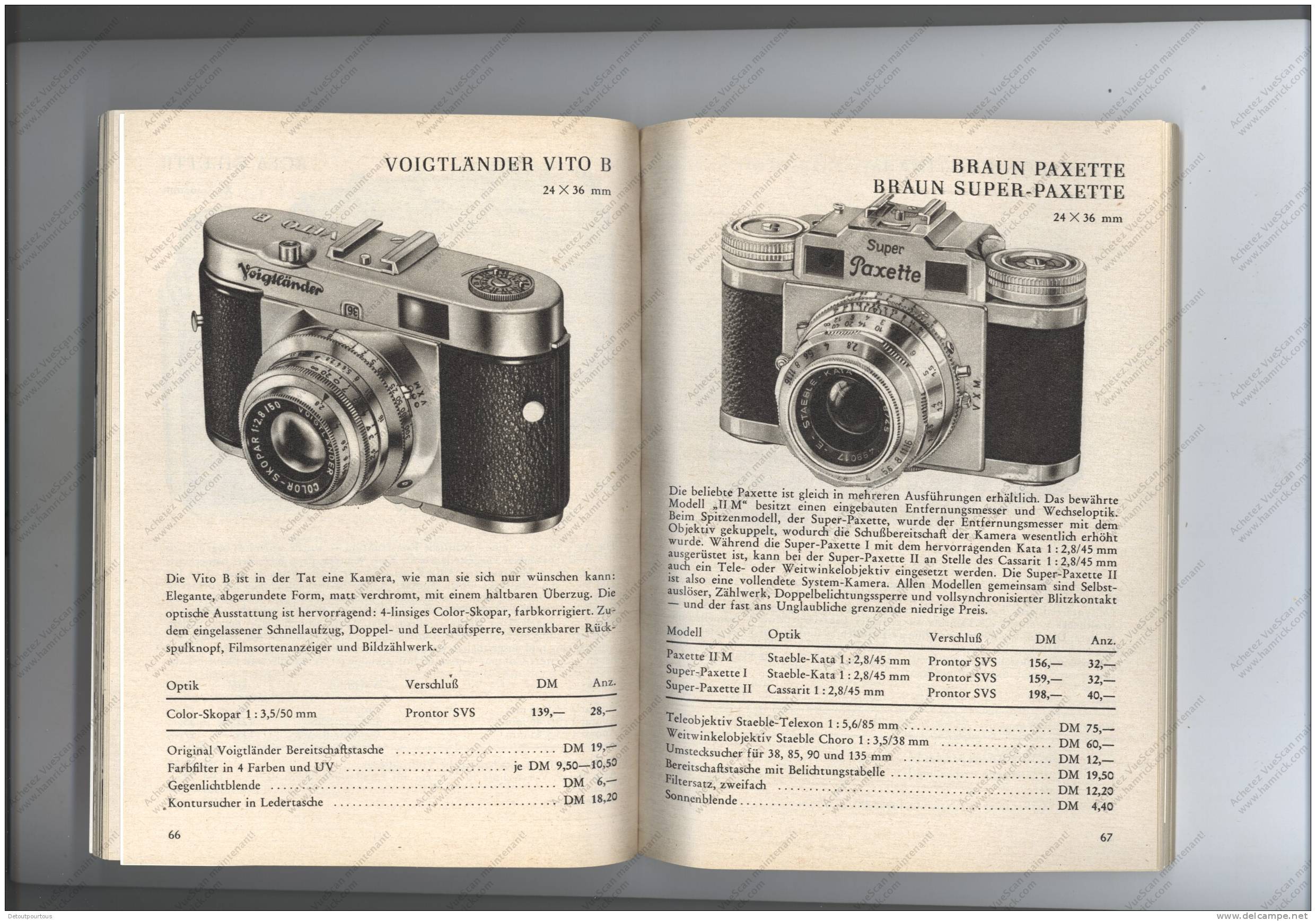 Catalogue Appareils Photo Foto Kleiber Stuttgart Agfa To Zeiss Bilora Kodak Braun Voigtlander Robot Leica Rollei Contax - Fototoestellen