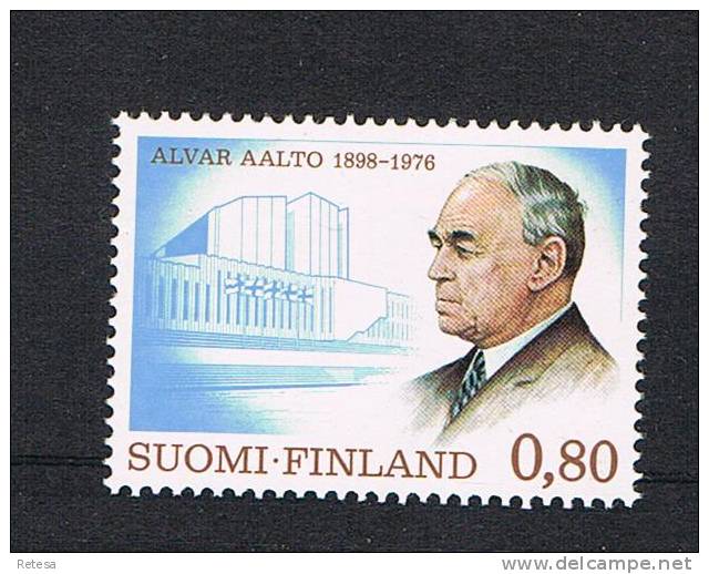 FINLAND  ARCHITECT  ALVAR  AALTO   1976 ** - Unused Stamps