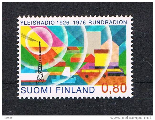 FINLAND  50 JAAR RADIO   1976 ** - Unused Stamps