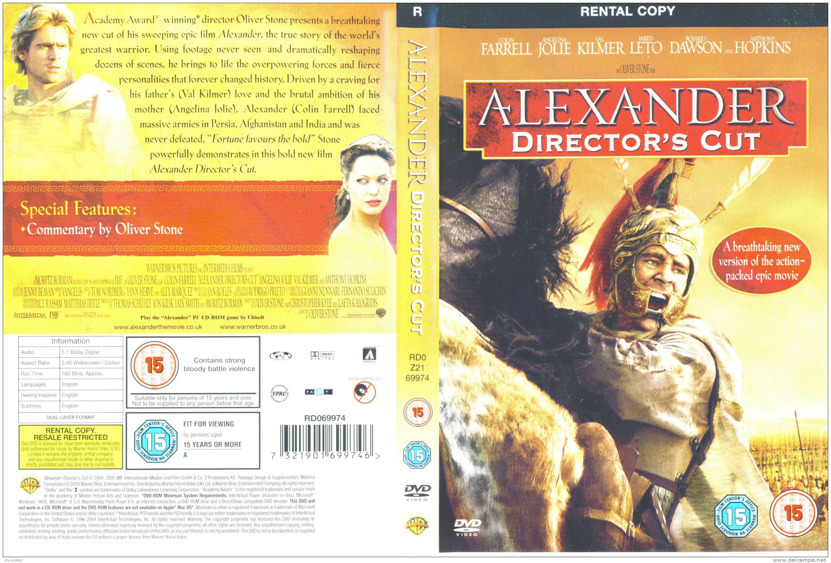 ALEXANDER - Val Kilmer (Details In Scan) - Histoire