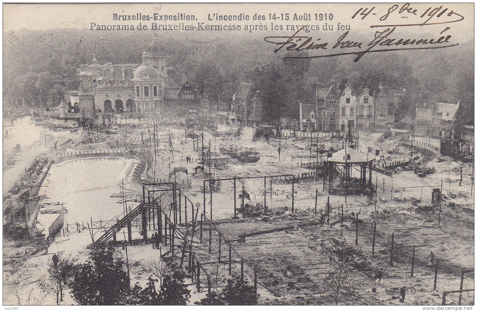 BRUSSEL EXPOSITION 1910 - Fêtes, événements