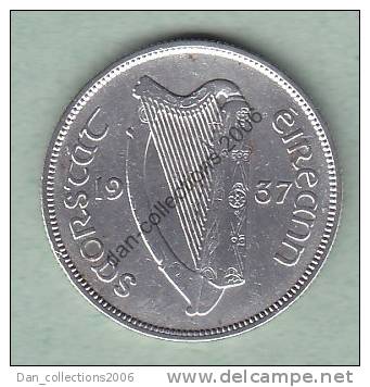 *IRLANDE* PIECE DE 1 FLORIN_*1937*ARGENT-SILVE R* - Irlanda