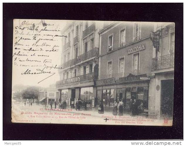 St Nazaire Grands Magasins De Nouveautés Pour Dames 1 Rue Villés-martin  édit.A.B.C. N° 17 Pharmacie Delarche - Saint Nazaire