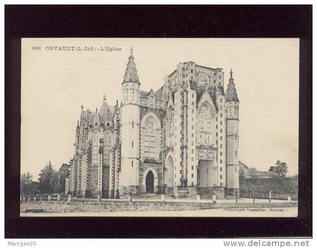 Orvault L'église édit.vasselier N° 1880 - Orvault