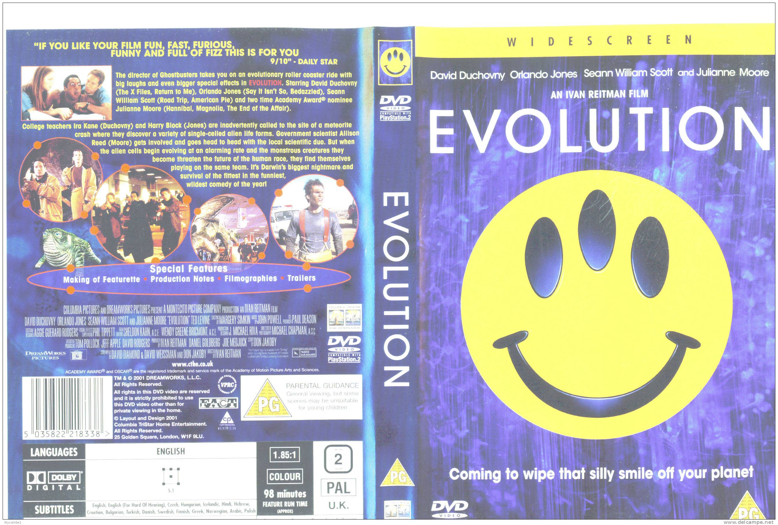 EVOLUTION - David Duchovny (Details In Scan) - Cómedia