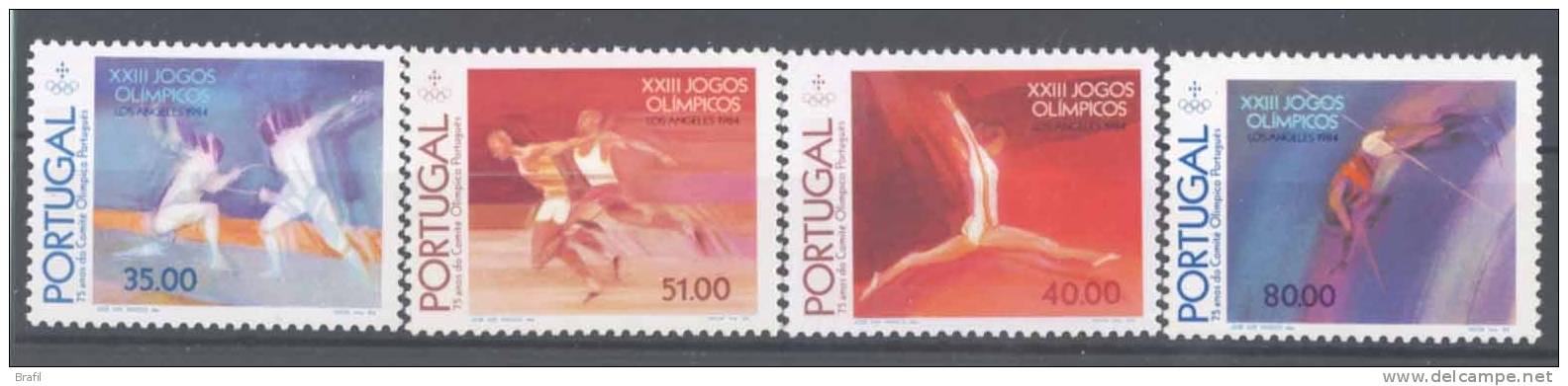1984 Portogallo, Olimpiadi Los Angeles , Serie Completa Nuova - Nuevos